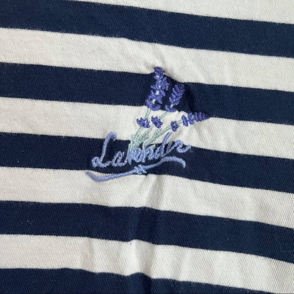 madewell striped t-shirt - lavender